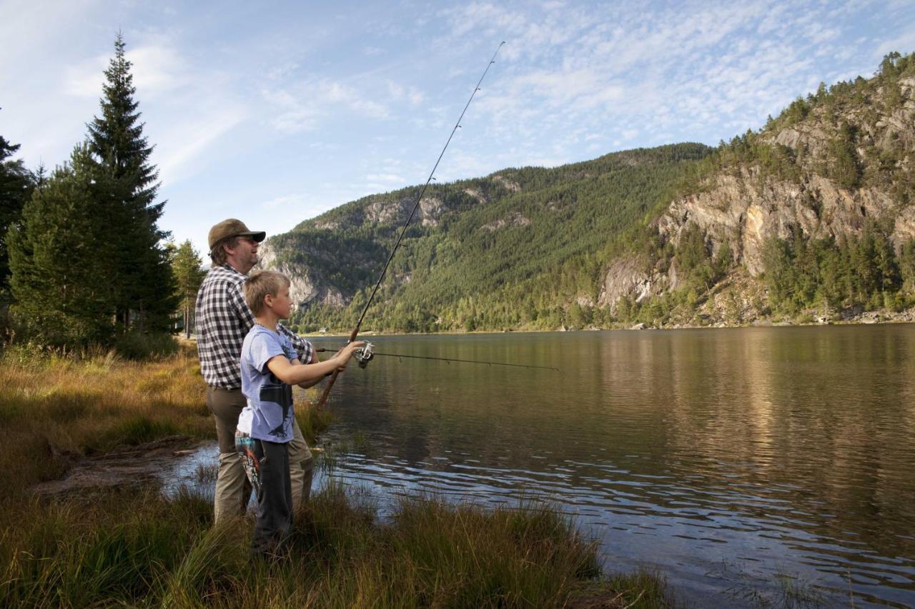 Solvgarden Camping Rysstad Esterno foto
